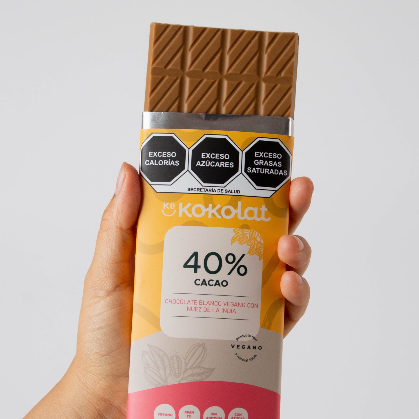 Chocolate Blanco Vegano 40% Cacao
