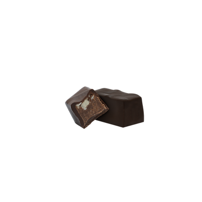 Chocolate relleno de crema de avellana con chocolate