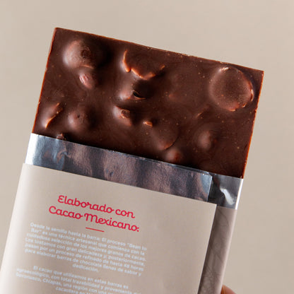 Chocolate 44% Cacao tipo leche con Avellana