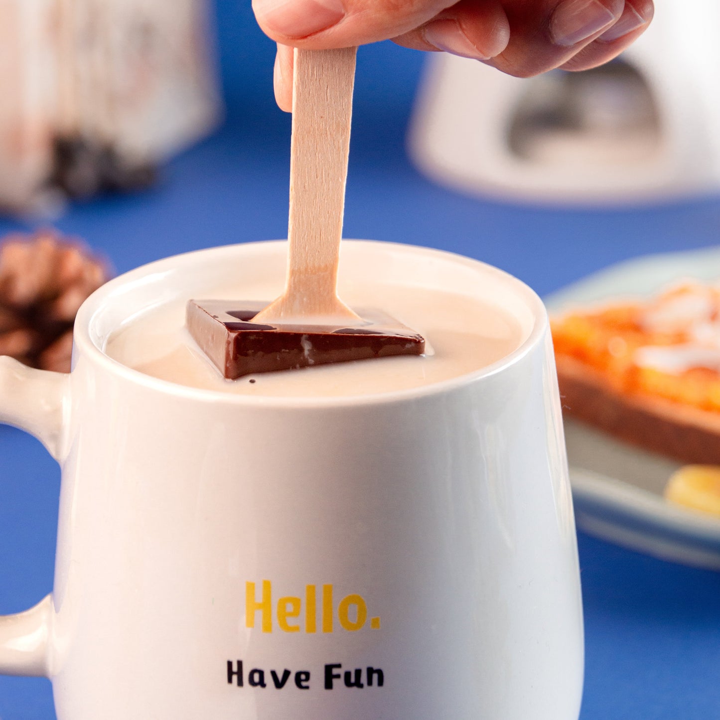 Paleta de Chocolate Caliente