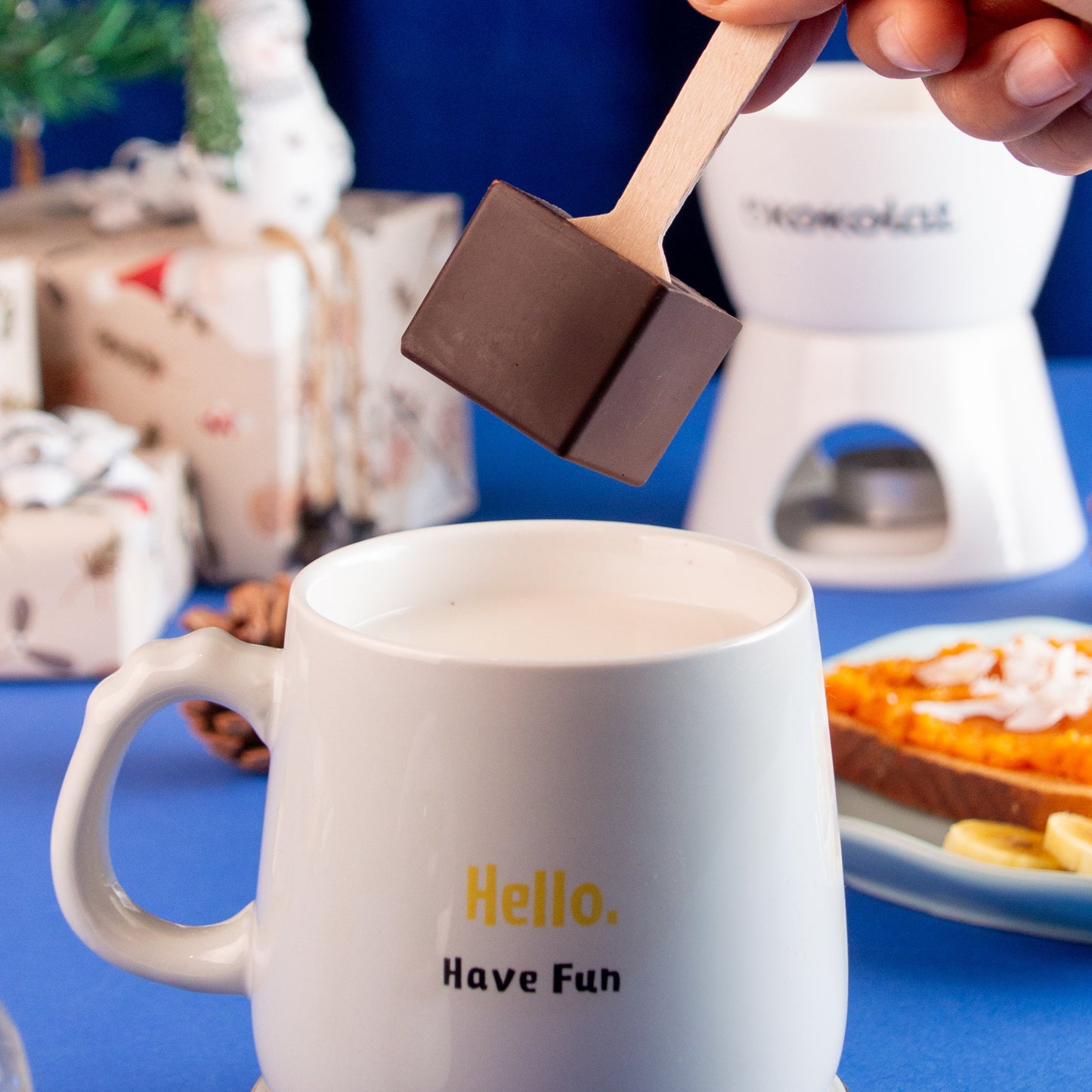 Paleta de Chocolate Caliente