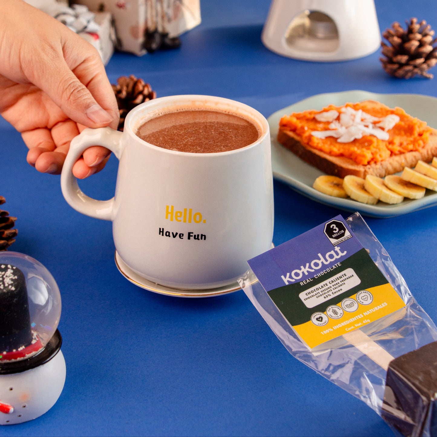 Paleta de Chocolate Caliente